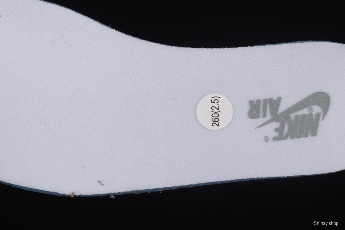 Air Jordan 1 Low low-top rice white ash culture leisure sports board shoes CZ0775-100