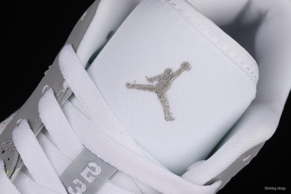 Air Jordan 1 Low inkjet white ash low-top cultural basketball shoes DC0774-001
