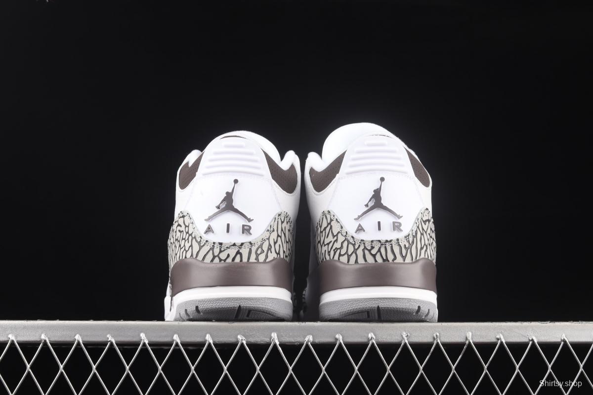 Air Jordan 3 Retro SP Medium Grey AJ3 Joe 3m white ash explosion crack DH3434-110A