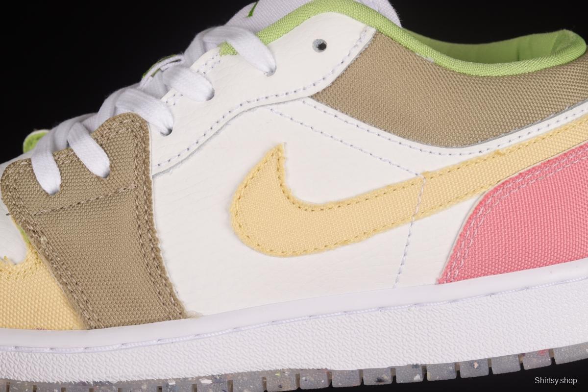 Air Jordan 1 Low Candy Color Sports Culture Basketball Shoes DJ0341-100