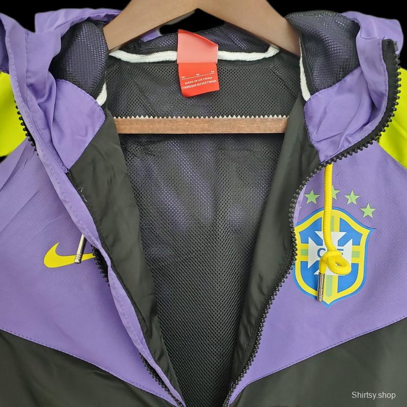 Windbreaker Brazil Purple Black