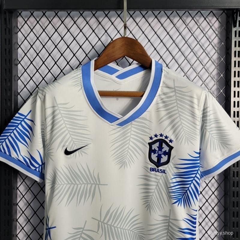 2022 Woman Brazil Special Edition White Jersey