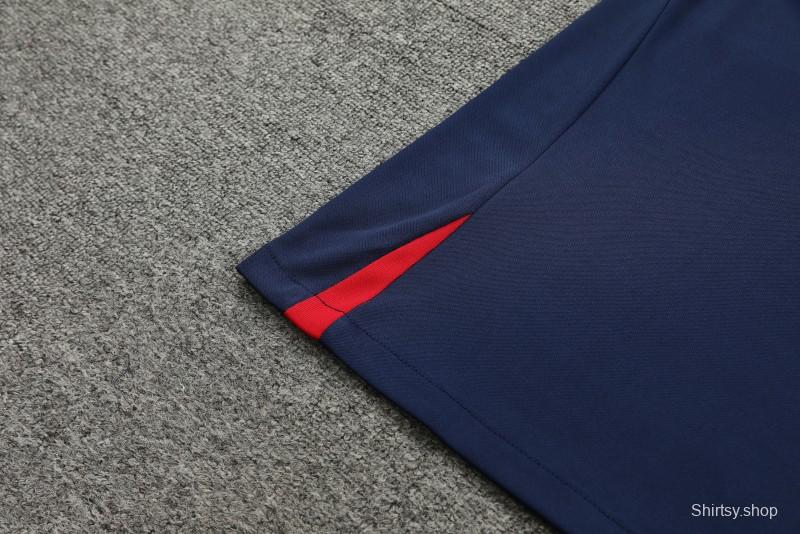 23-24 PSG Navy Short Sleeve+Shorts