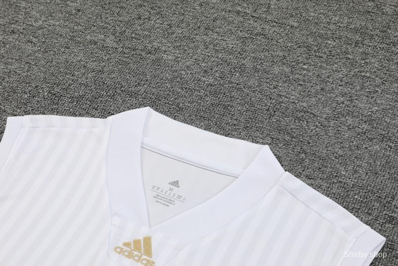 23-24 Juventus Remake Icon White Vest Jersey+Shorts