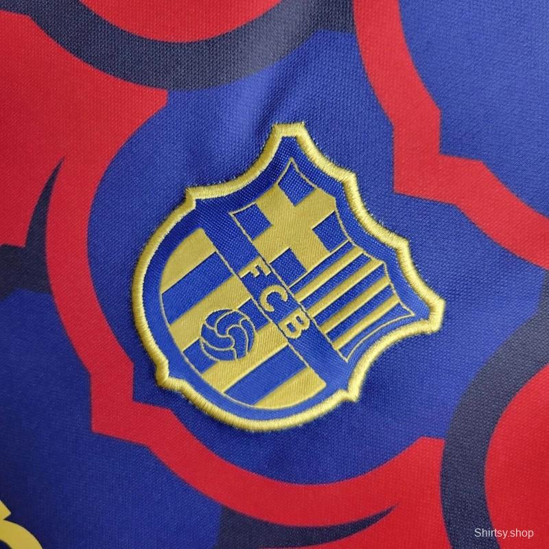 Player Version 23/24 Barcelona Academy Pro Pre-Match Blue Jersey