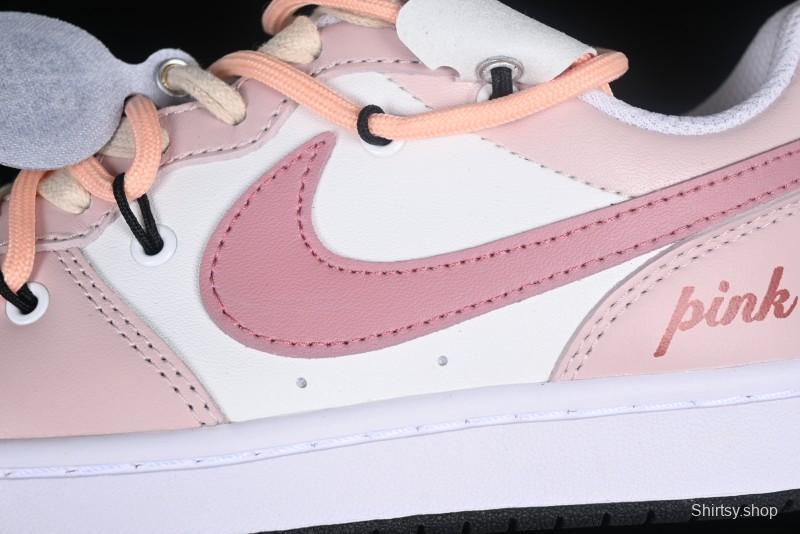 Nike Court Borough Low 2 GS Pink Rose Low-Top Sneakers
