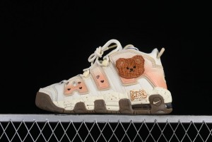 Nike Air More Uptempo 96 QS First Generation Series Classic Versatile Basketball Shoes