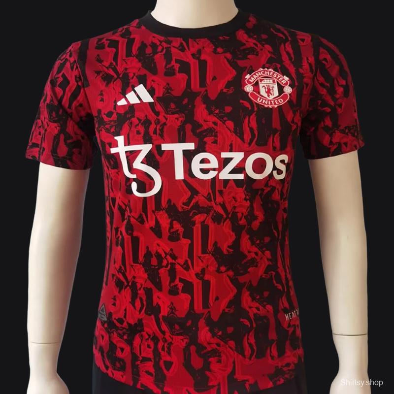 Player Version 23/24 Manchester United Red Training Jersey