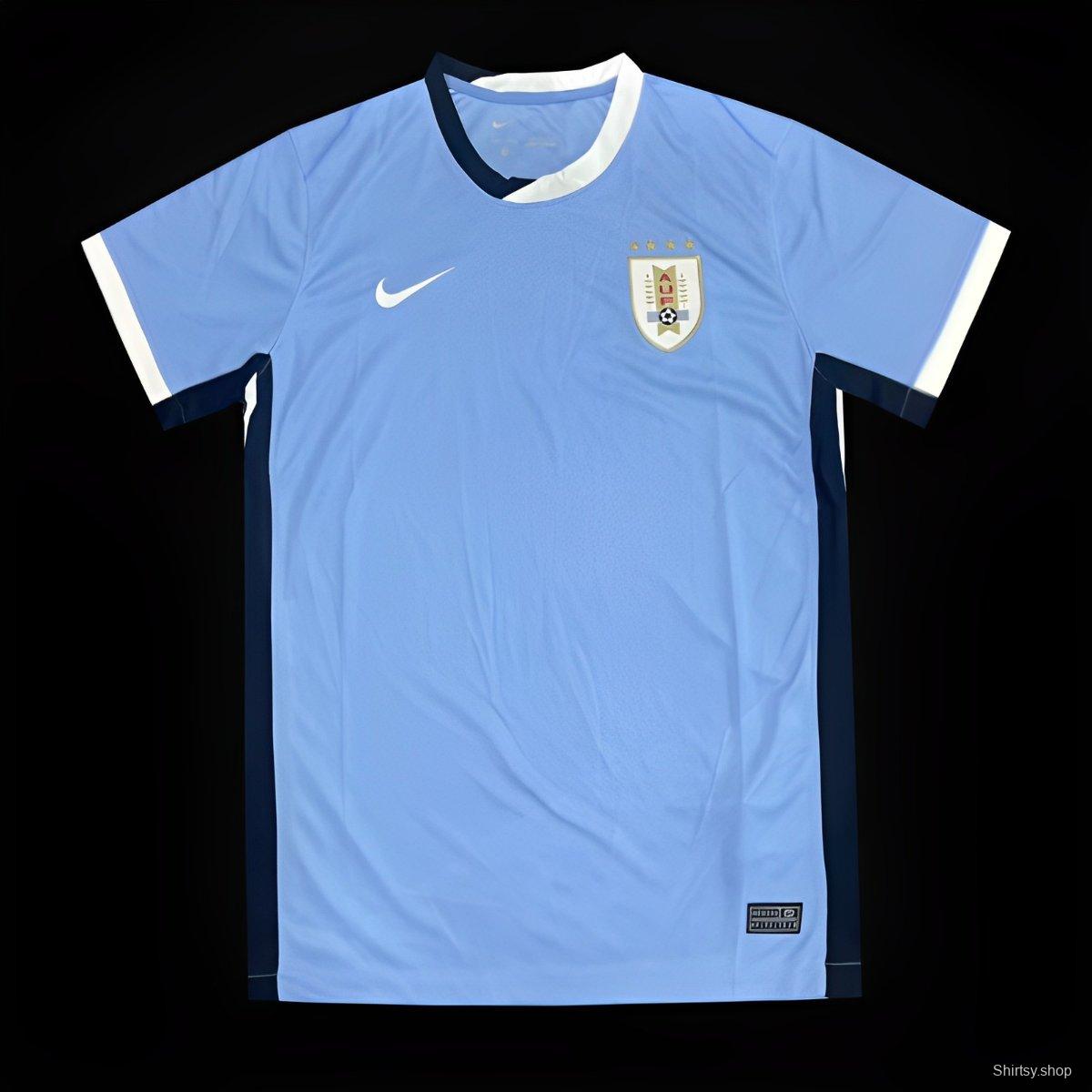 2024 Uruguay Away Blue Jersey